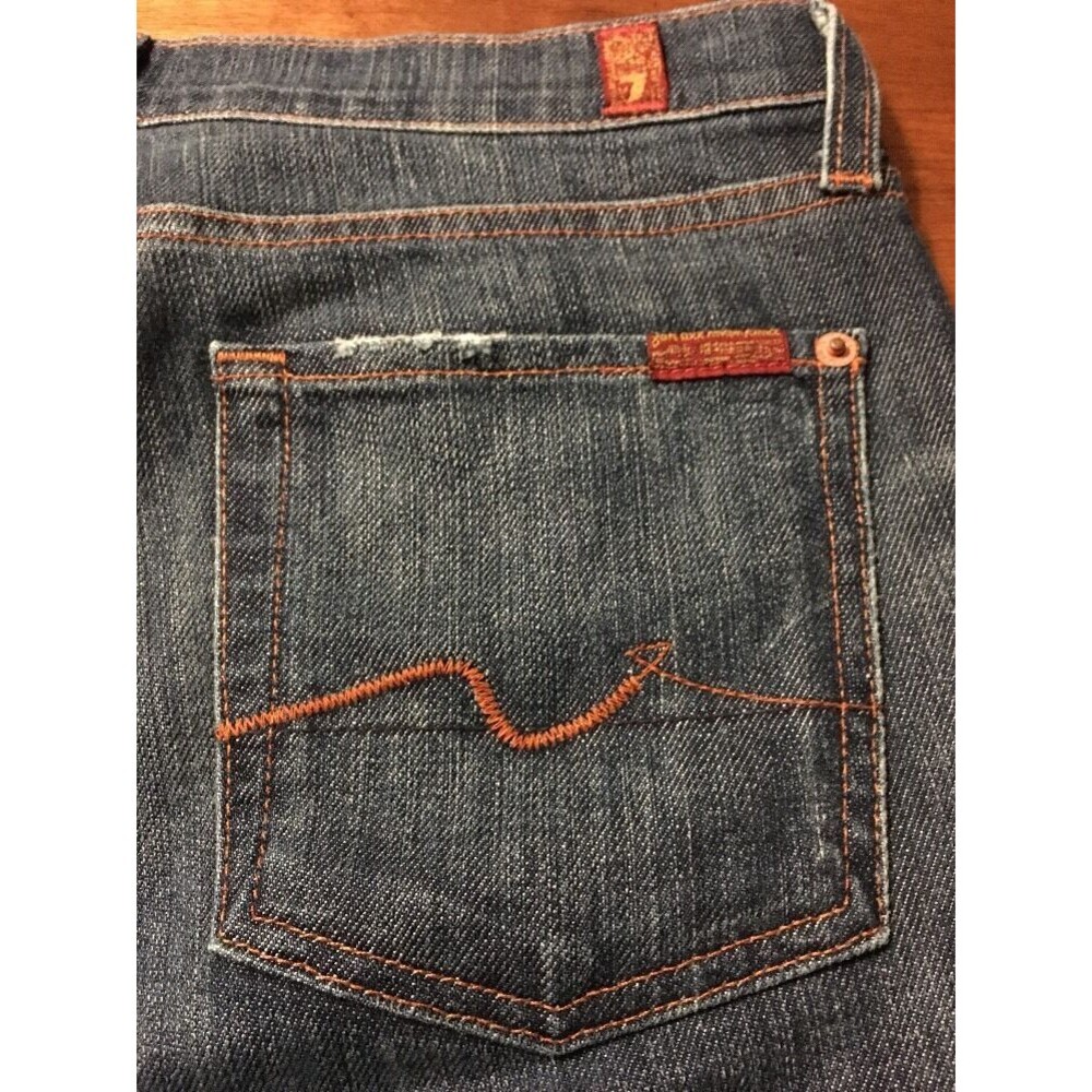 7 For All Mankind Women's Jeans Distressed Bootcut Size 28 X 31